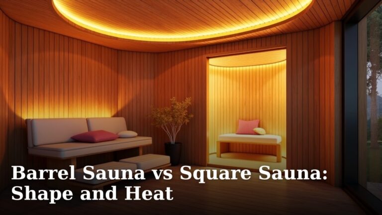 Barrel Sauna vs Square Sauna: Shape and Heat