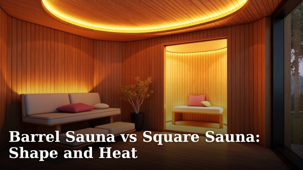 Barrel Sauna vs Square Sauna: Shape and Heat