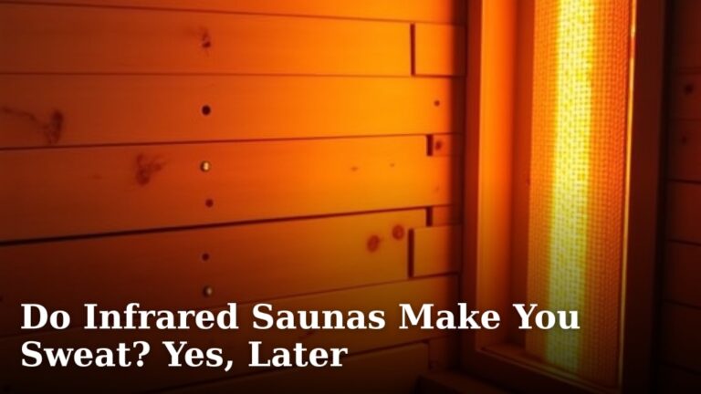 Do Infrared Saunas Make You Sweat? Yes, Later