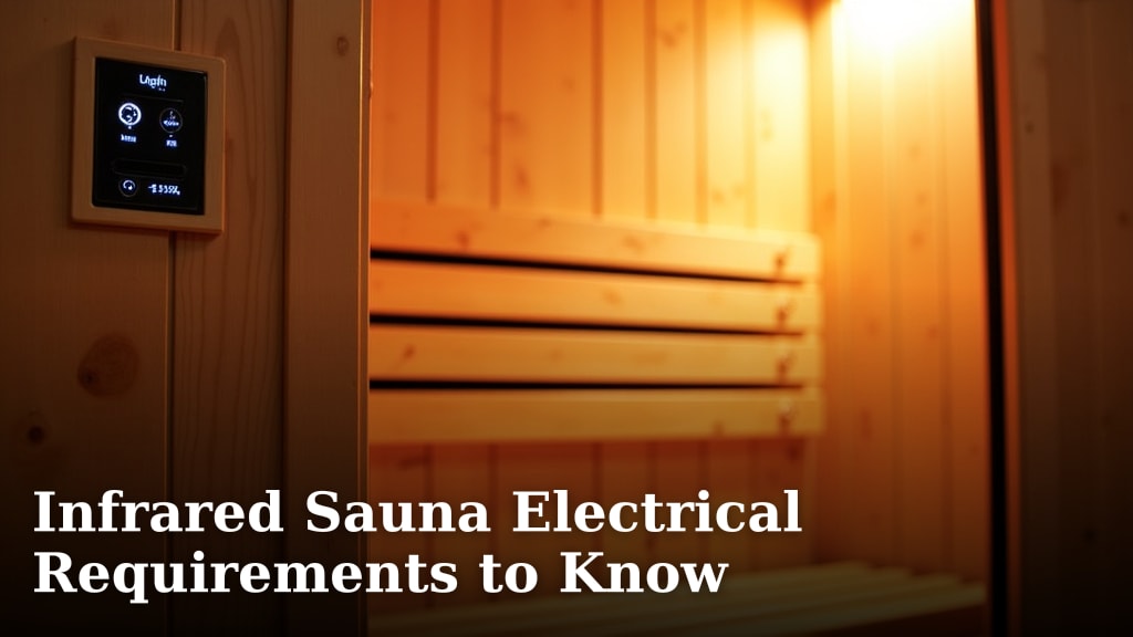 Infrared Sauna Electrical Requirements to Know