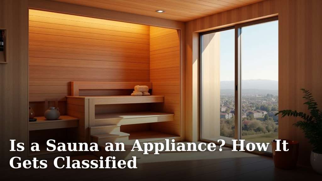 Is a Sauna an Appliance? How It Gets Classified