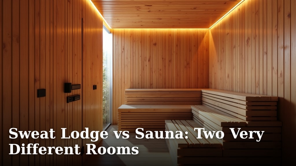 Sweat Lodge vs Sauna: Two Very Different Rooms