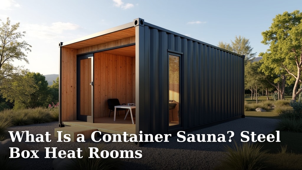 What Is a Container Sauna? Steel Box Heat Rooms