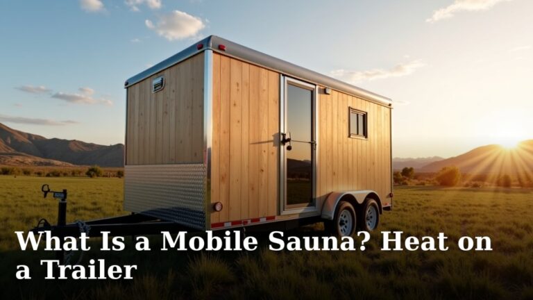 What Is a Mobile Sauna? Heat on a Trailer