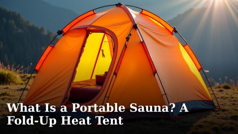 What Is a Portable Sauna? A Fold-Up Heat Tent