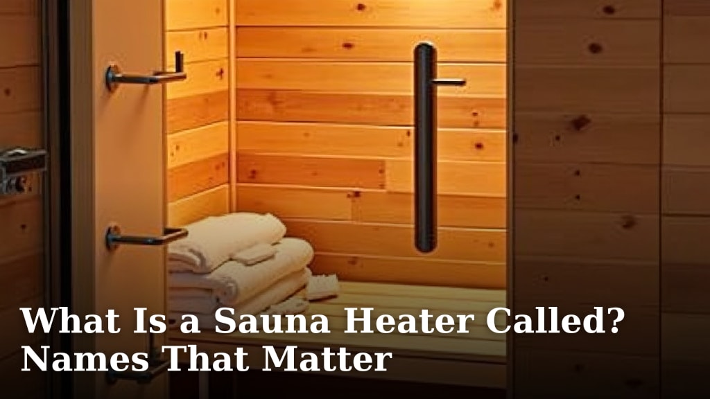 What Is a Sauna Heater Called? Names That Matter