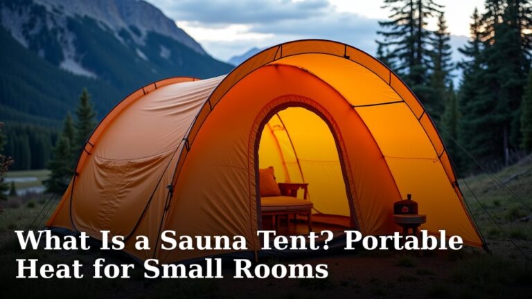 What Is a Sauna Tent? Portable Heat for Small Rooms