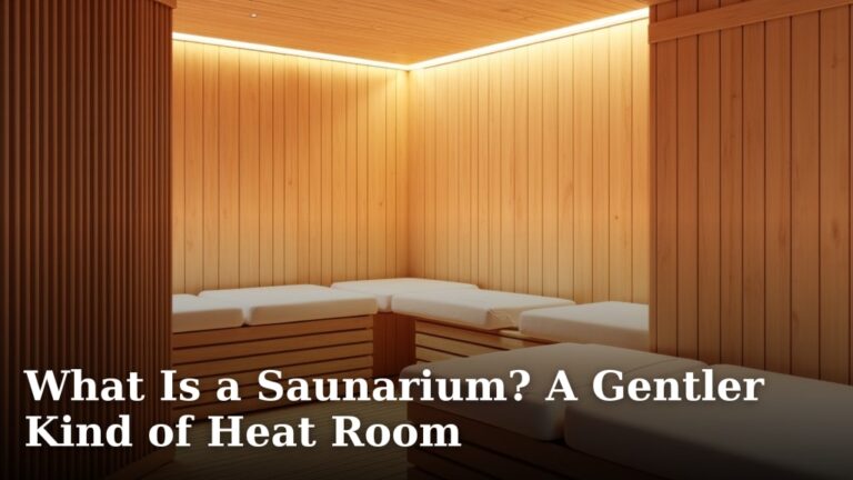What Is a Saunarium? A Gentler Kind of Heat Room