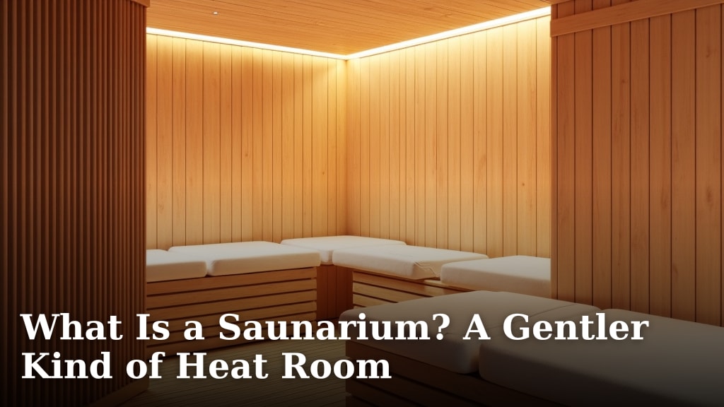 What Is a Saunarium? A Gentler Kind of Heat Room