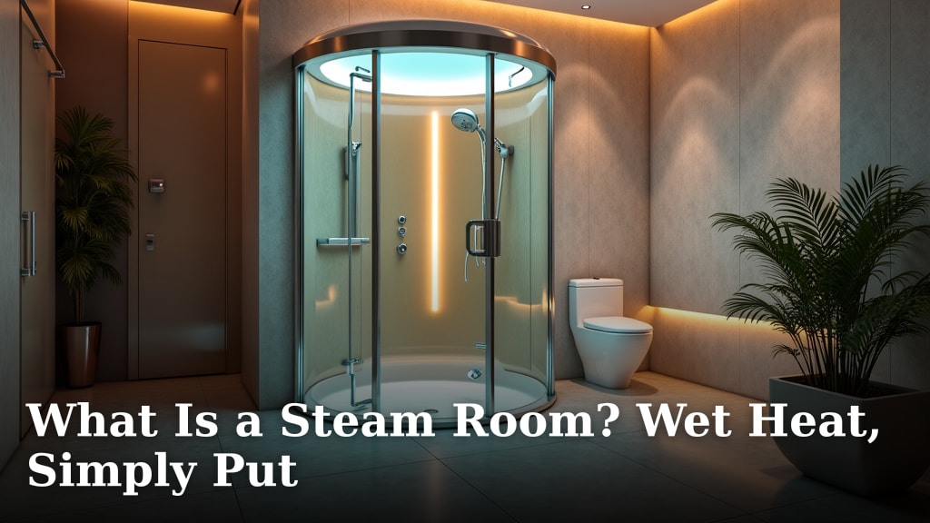 What Is a Steam Room? Wet Heat, Simply Put