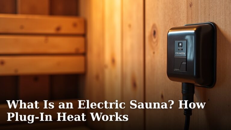 What Is an Electric Sauna? How Plug-In Heat Works