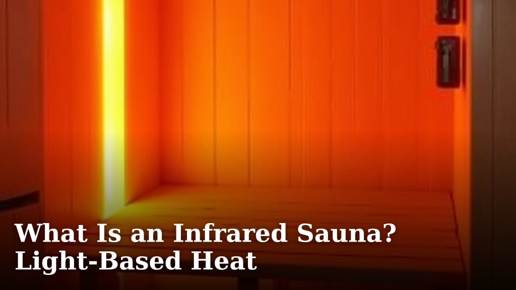 What Is an Infrared Sauna? Light-Based Heat