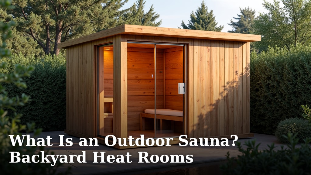 What Is an Outdoor Sauna? Backyard Heat Rooms
